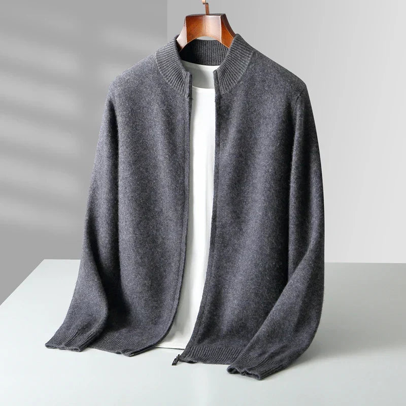 MOREL & LAURENT PARIS | GILET DE LUXE EN LAINE DE CACHEMIRE PREMIUM