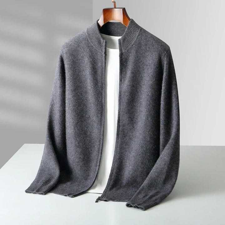 MOREL & LAURENT PARIS | GILET DE LUXE EN LAINE DE CACHEMIRE PREMIUM