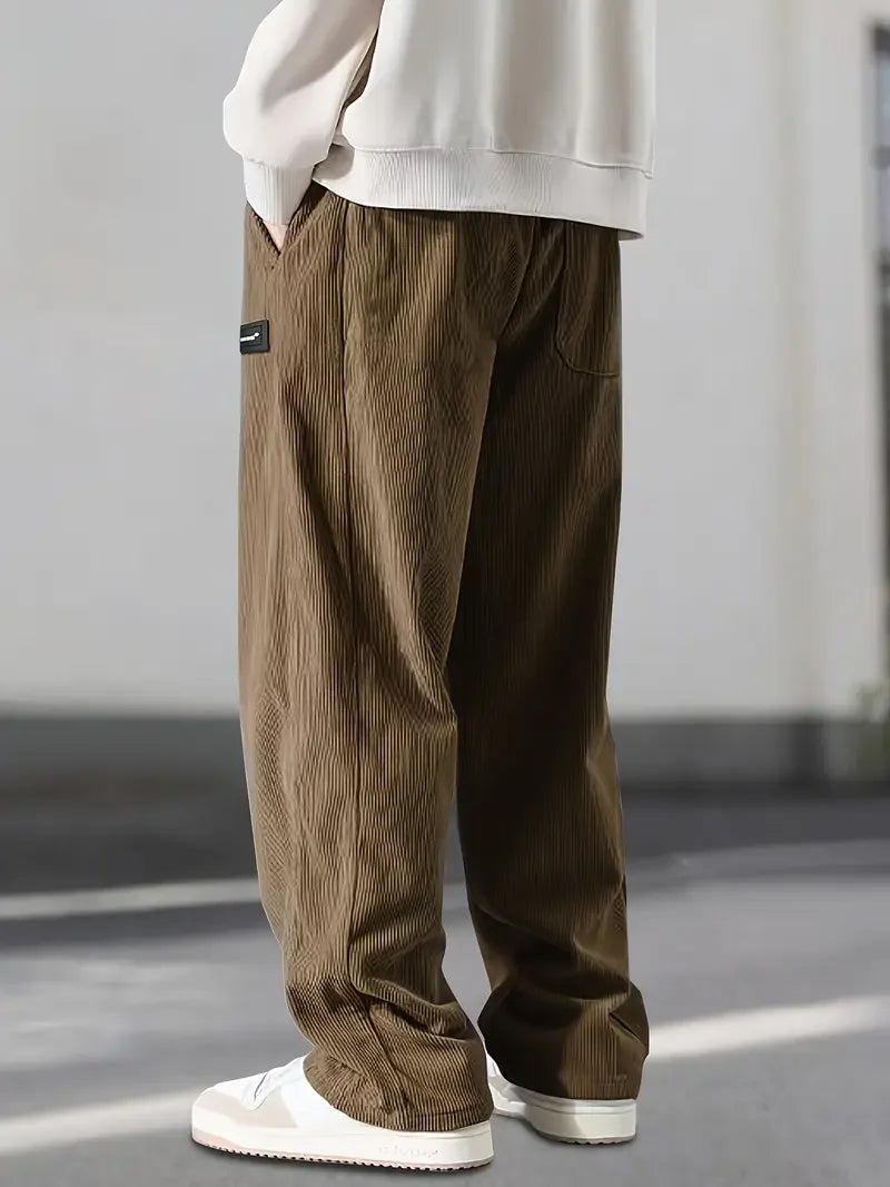 MOREL & LAURENT PARIS | PANTALON ÉLÉGANT EN VELOURS CÔTELÉ