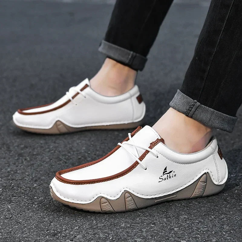 MOREL & LAURENT PARIS | CHAUSSURES ORTHOPÉDIQUES EN CUIR À AJUSTEMENT PRÉCIS