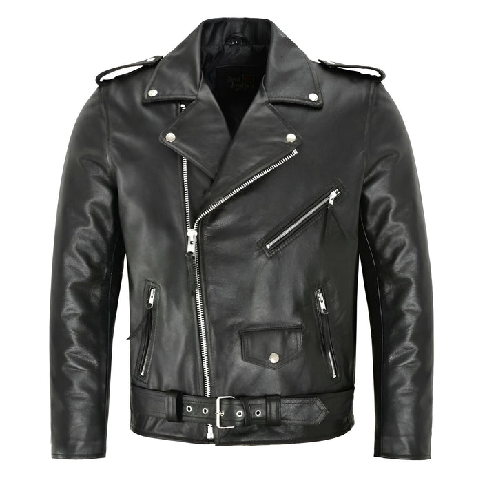 MOREL & LAURENT PARIS | VESTE EN CUIR POUR HOMME CLASSIQUE
