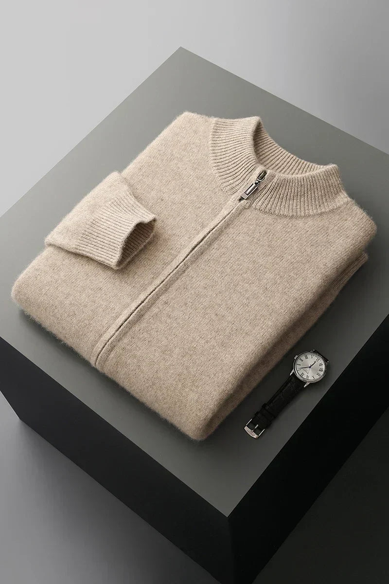 MOREL & LAURENT PARIS | GILET DE LUXE EN LAINE DE CACHEMIRE PREMIUM