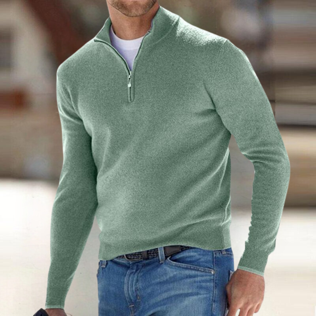 MOREL & LAURENT PARIS | PULL ZIPPÉ POUR HOMME