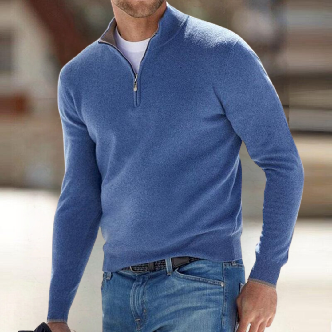 MOREL & LAURENT PARIS | PULL ZIPPÉ POUR HOMME