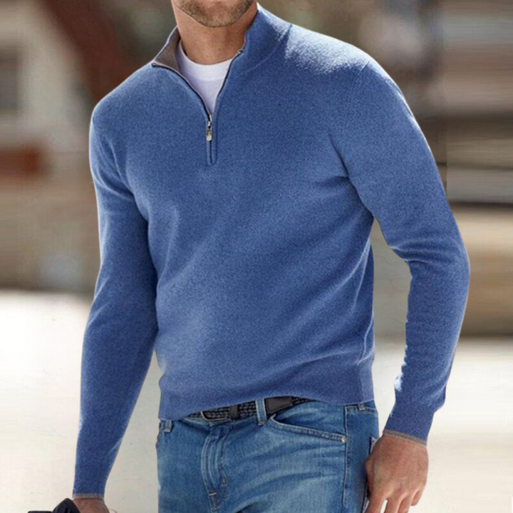 MOREL & LAURENT PARIS | PULL ZIPPÉ POUR HOMME