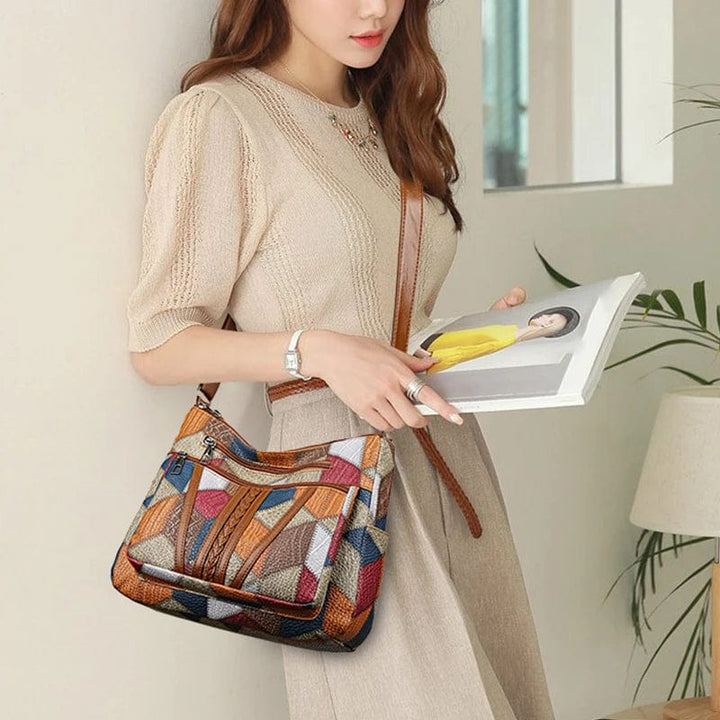 Morel-Laurent Paris® | Sac à main en cuir Mosaïque