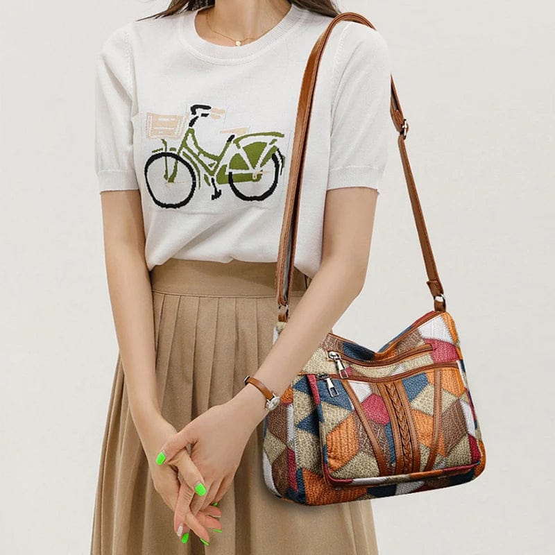 Morel-Laurent Paris® | Sac à main en cuir Mosaïque