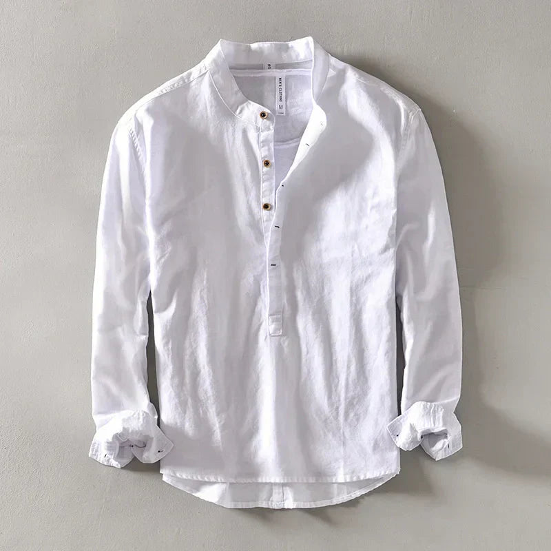 MOREL & LAURENT PARIS | CHEMISE EN LIN POUR HOMME