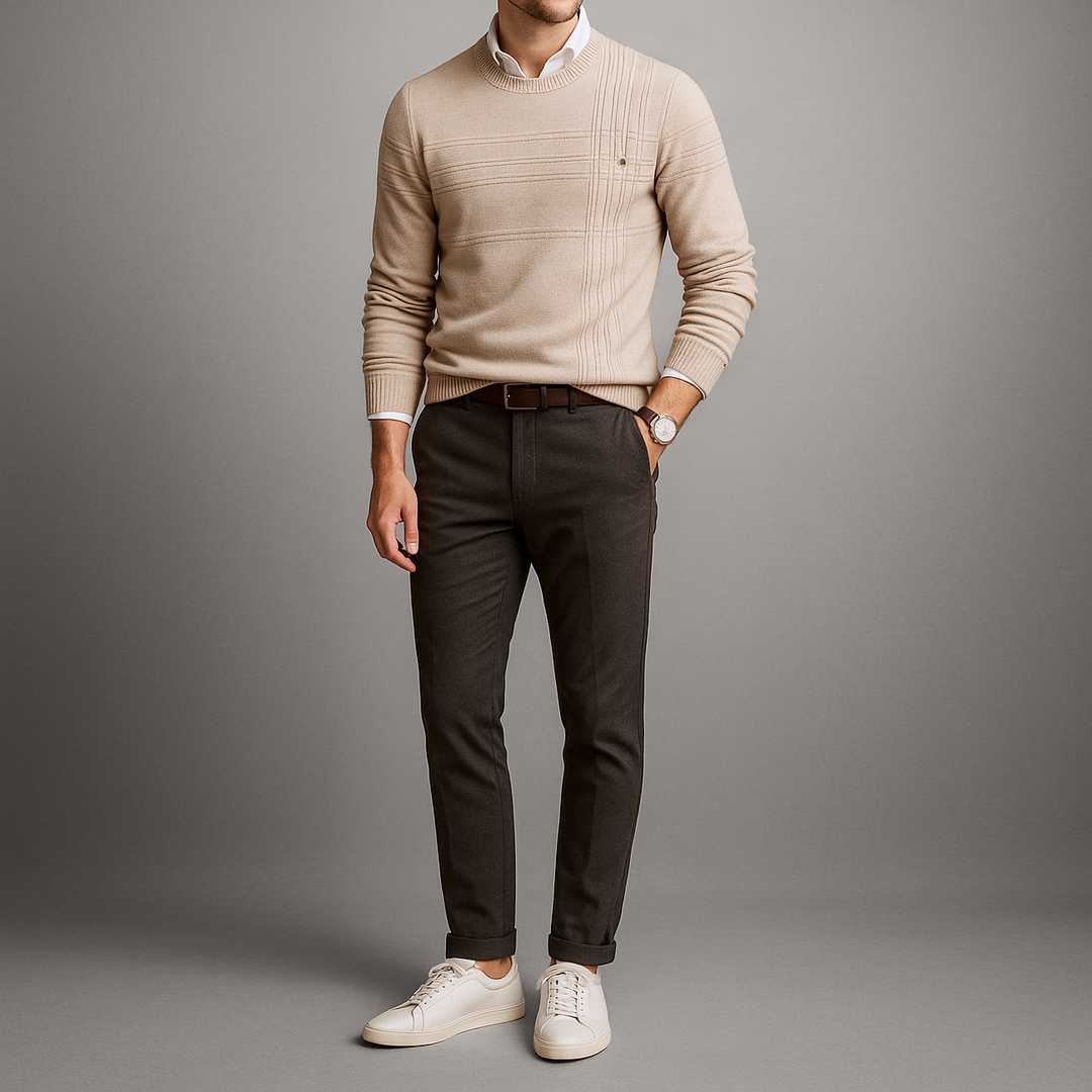 MOREL & LAURENT PARIS | PULL CLASSIQUE ET ÉLÉGANT POUR HOMME