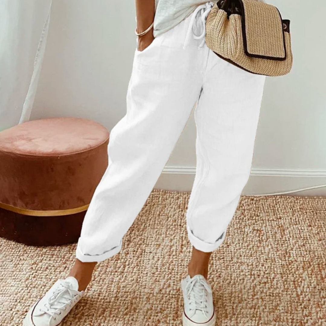 MOREL & LAURENT PARIS | Pantalon élégant coton