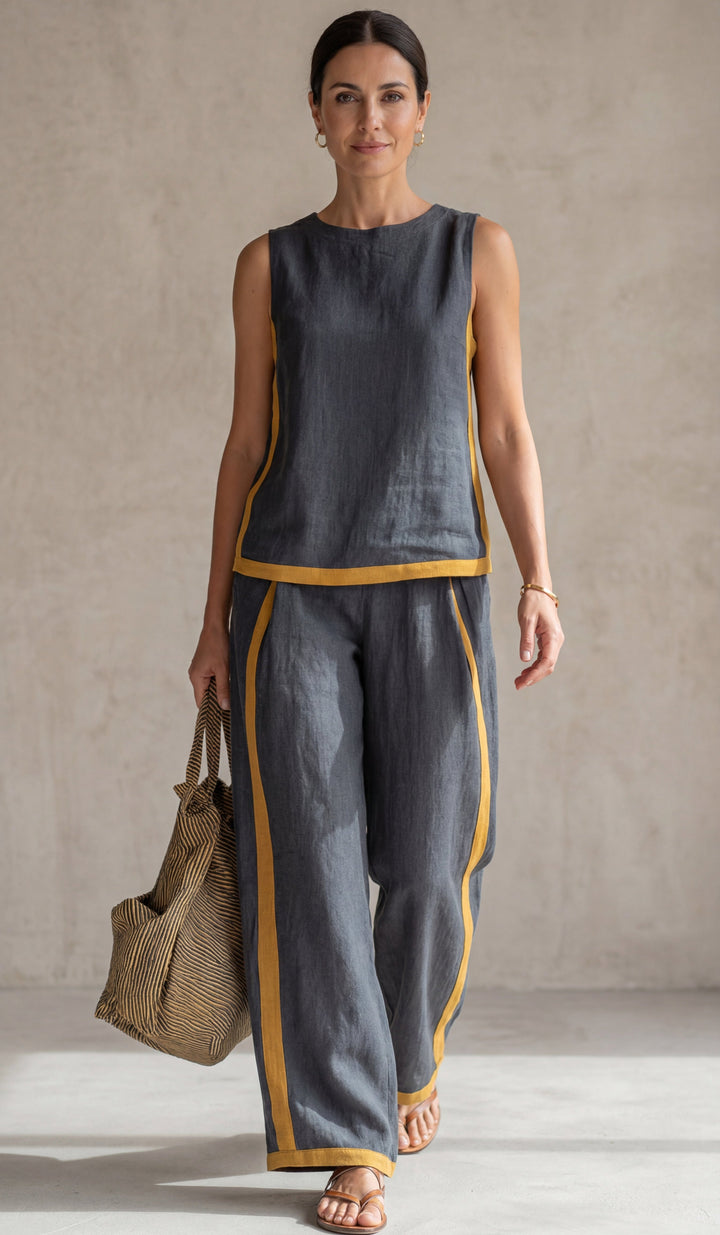 Lino™ | L'Ensemble Casual en Lin pour une liberté de mouvement et un style ultime