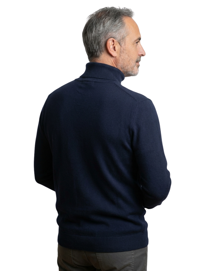 MOREL & LAURENT PARIS | PULL EN MAILLE À COL ROULÉ POUR HOMME