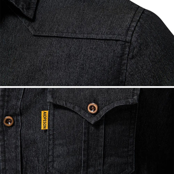 MOREL & LAURENT PARIS | CHEMISE EN DENIM POUR HOMME