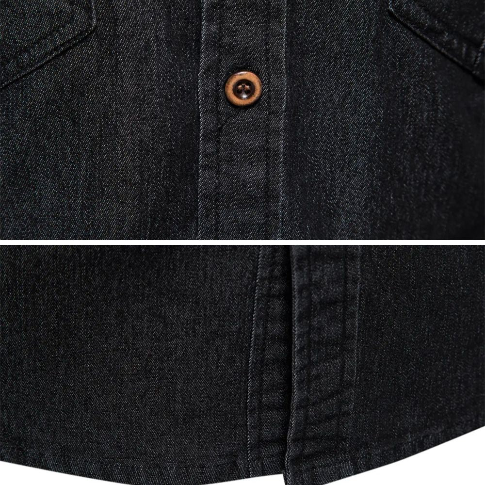MOREL & LAURENT PARIS | CHEMISE EN DENIM POUR HOMME