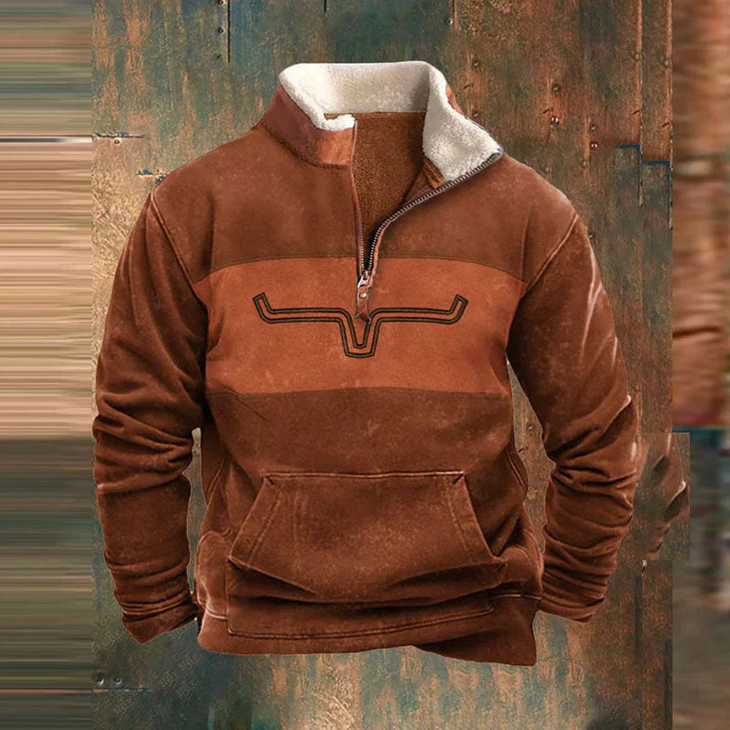 MOREL & LAURENT PARIS | PULL AVEC ZIP POR HOMME