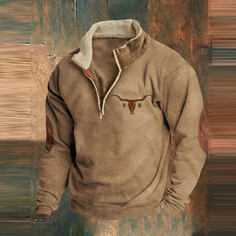 MOREL & LAURENT PARIS | PULL AVEC ZIP POR HOMME