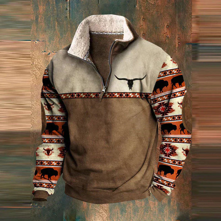 MOREL & LAURENT PARIS | PULL AVEC ZIP POR HOMME
