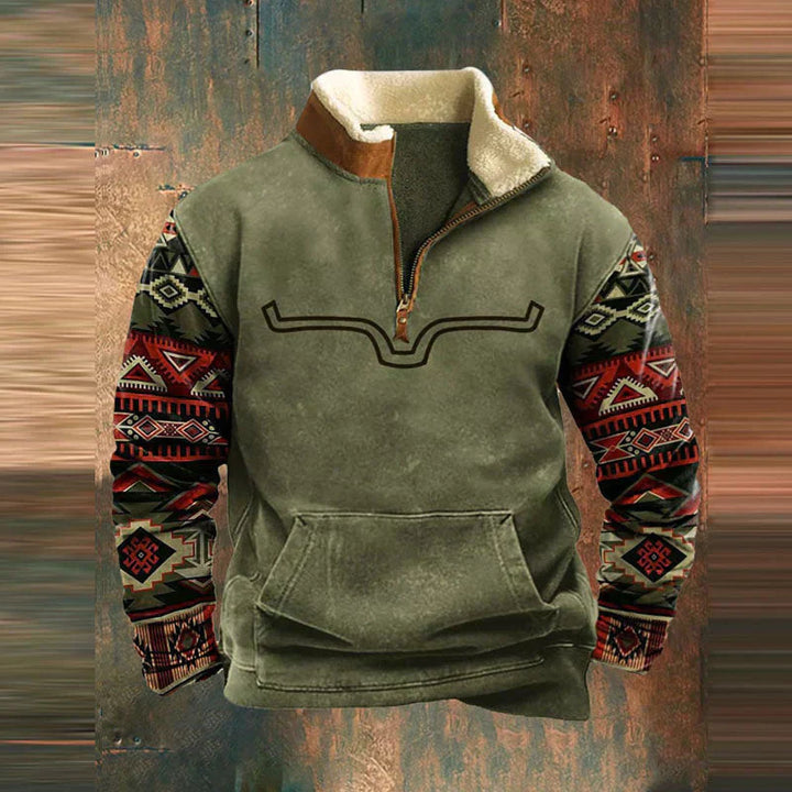 MOREL & LAURENT PARIS | PULL AVEC ZIP POR HOMME