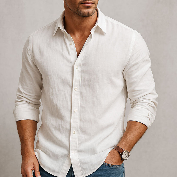 MOREL & LAURENT PARIS | CHEMISE ESSENTIELLE EN LIN POUR HOMME