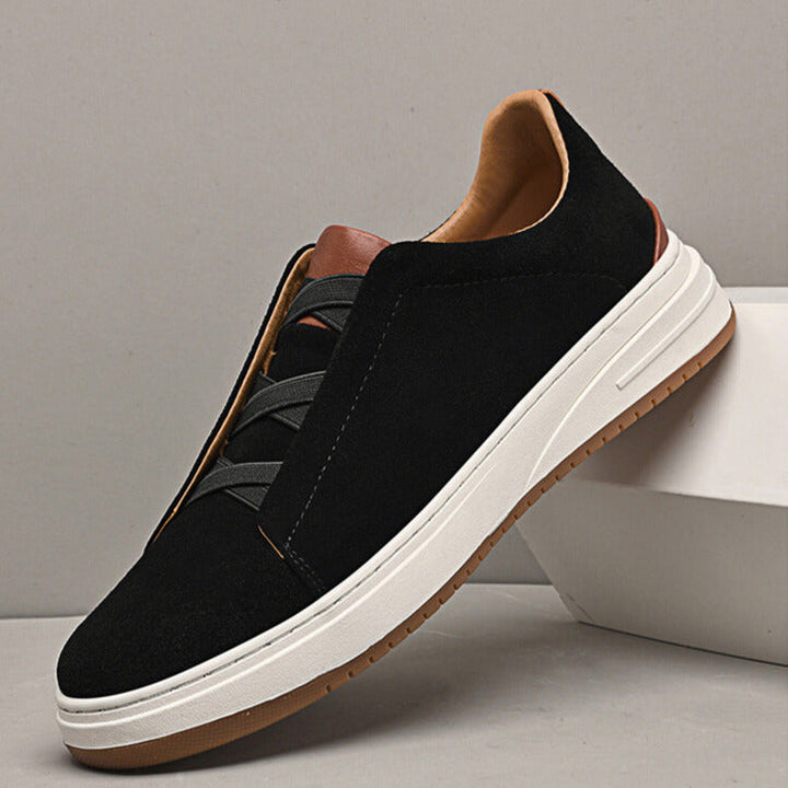 MOREL & LAURENT PARIS | CHAUSSURES SLIP-ON EN DAIM POUR HOMME