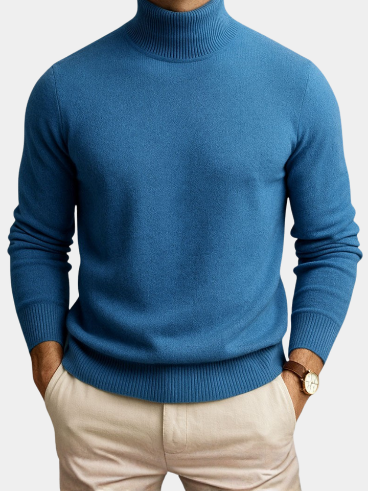MOREL & LAURENT PARIS | PULL À COL MONTANT POUR HOMME