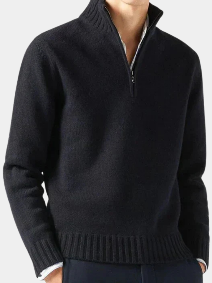 MOREL & LAURENT PARIS | DOLCEVITA EN LAINE AVEC ZIP POUR HOMME