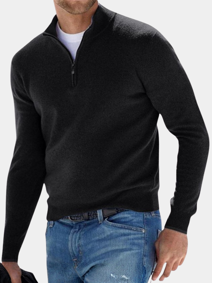 MOREL & LAURENT PARIS | PULL ZIPPÉ POUR HOMME