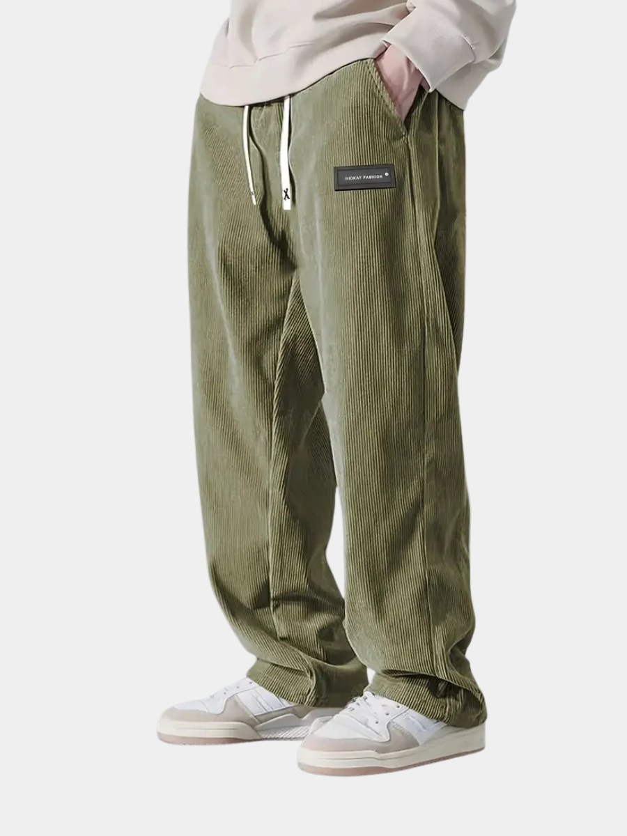 MOREL & LAURENT PARIS | PANTALON ÉLÉGANT EN VELOURS CÔTELÉ