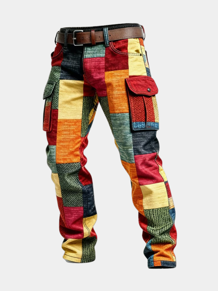 MOREL & LAURENT PARIS | PANTALON PATCHWORK DE CARGO
