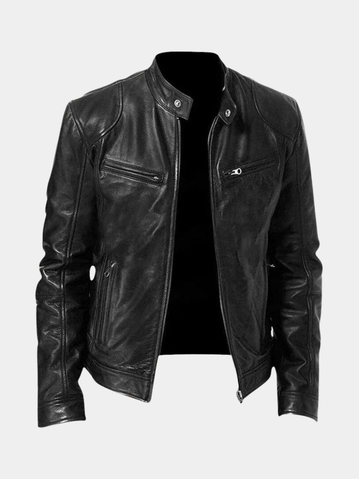 MOREL & LAURENT PARIS | VESTE EN CUIR HAUT DE GAMME ÉLÉGANTE POUR HOMME