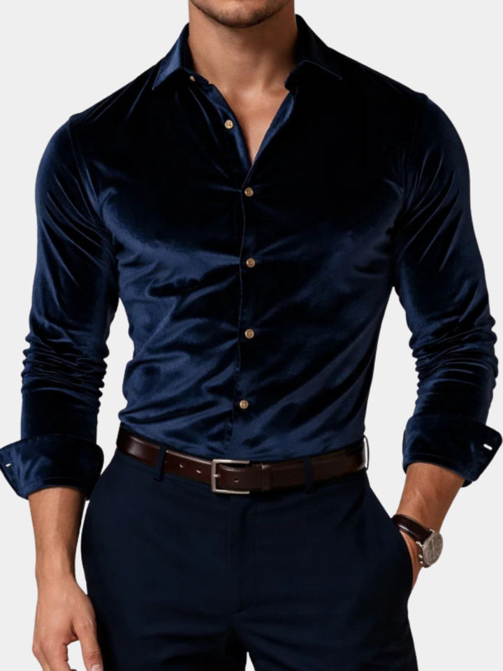 MOREL & LAURENT PARIS | CHEMISE EN VELOURS POUR HOMME