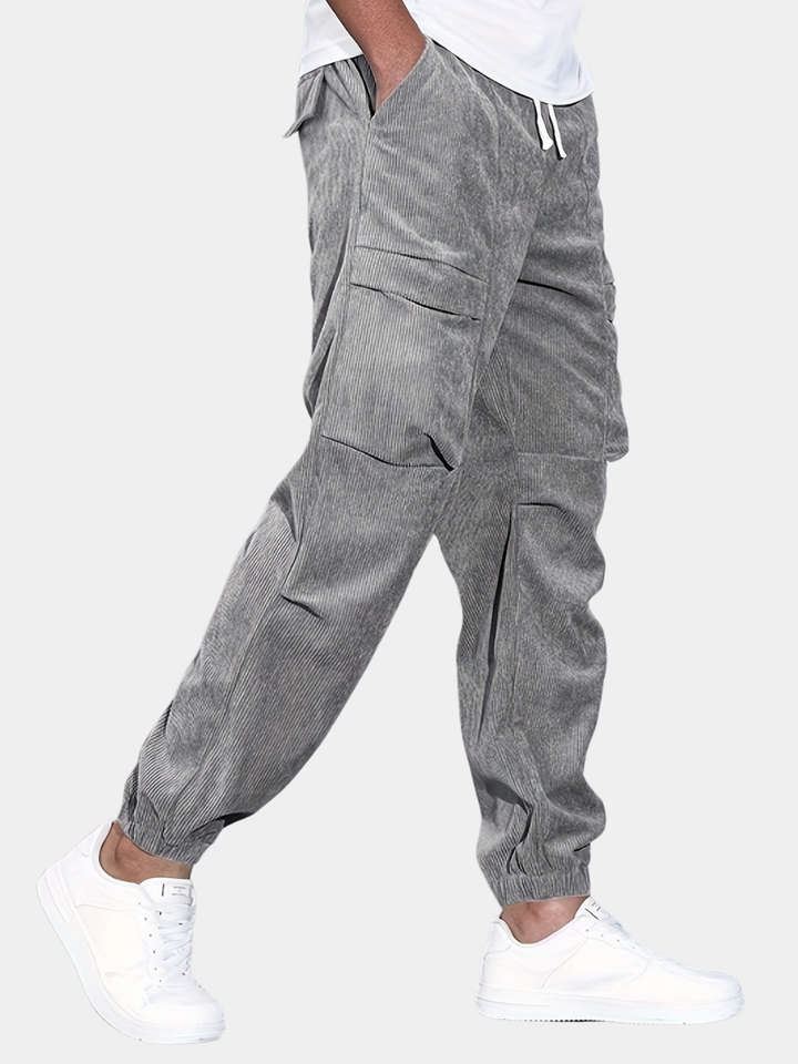 MOREL & LAURENT PARIS | PANTALON CARGO EN CORDUROY