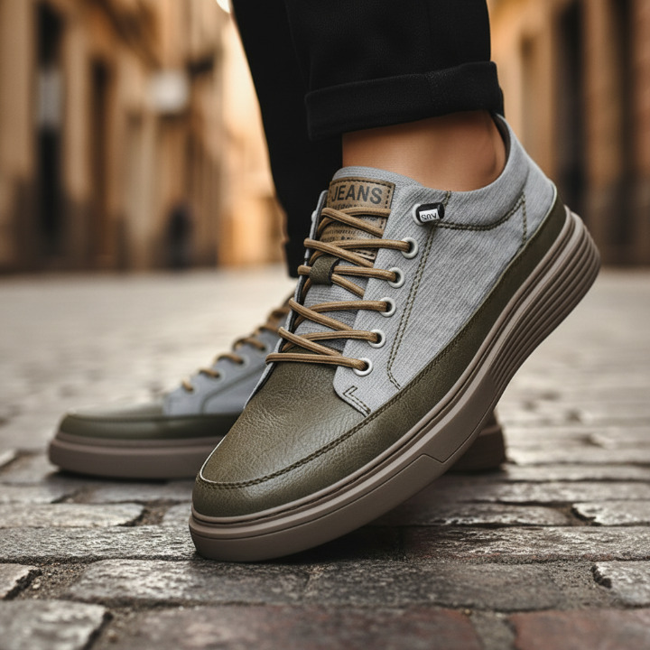 MOREL & LAURENT PARIS | BASKETS EN CUIR POUR HOMME