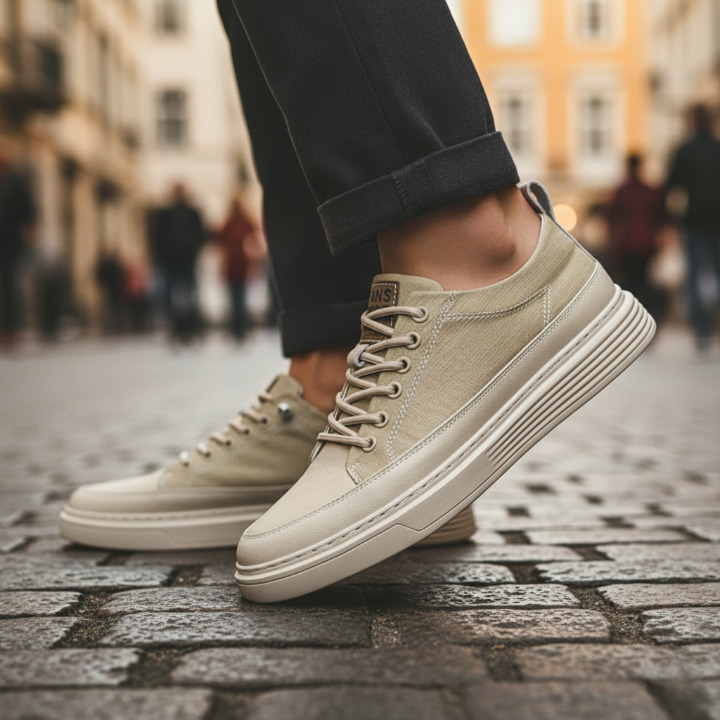 MOREL & LAURENT PARIS | BASKETS EN CUIR POUR HOMME