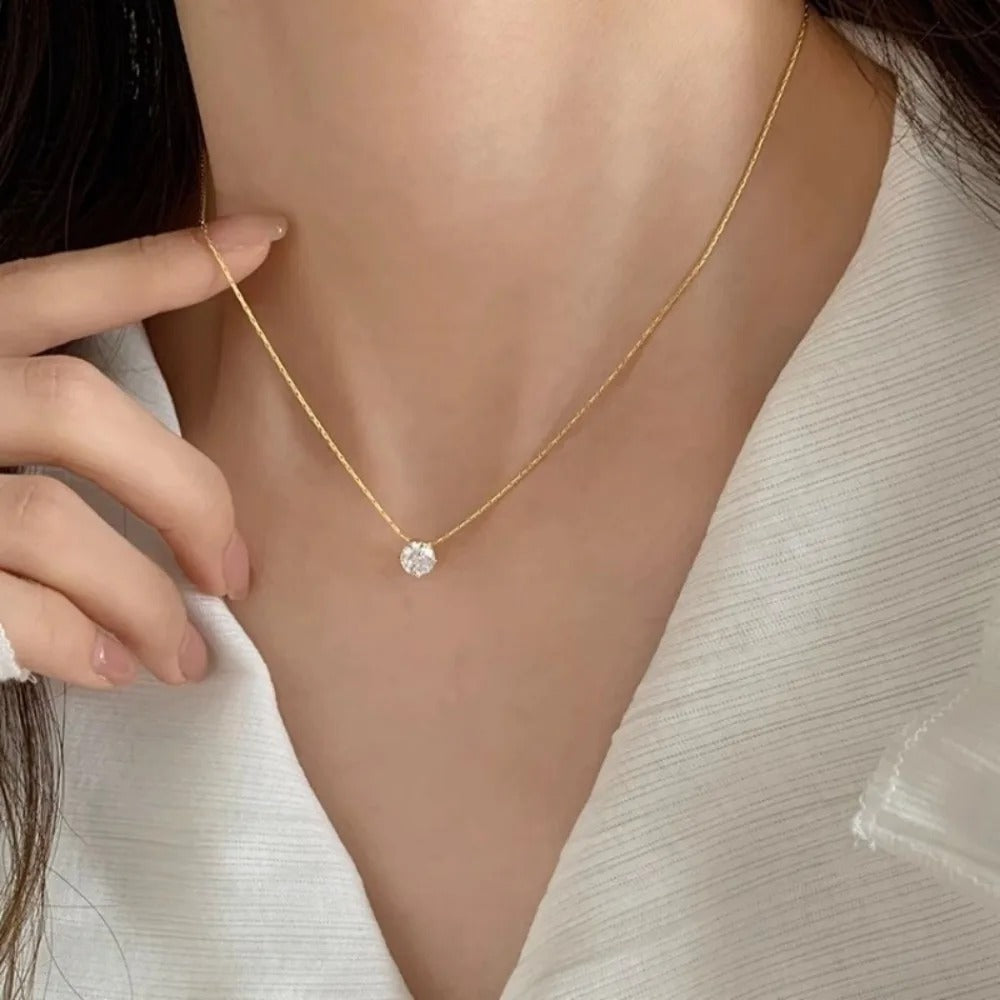 MOREL & LAURENT PARIS | COLLIER EN PIERRES DE MOISSANITE