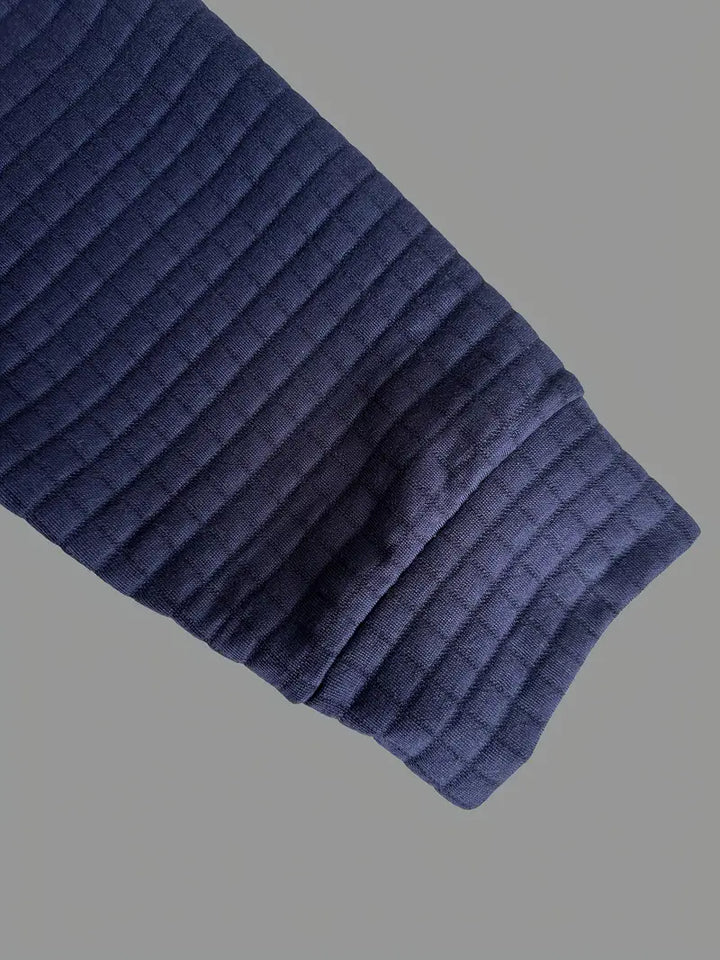 MOREL & LAURENT PARIS | POLO À MANCHES LONGUES TEXTURÉE