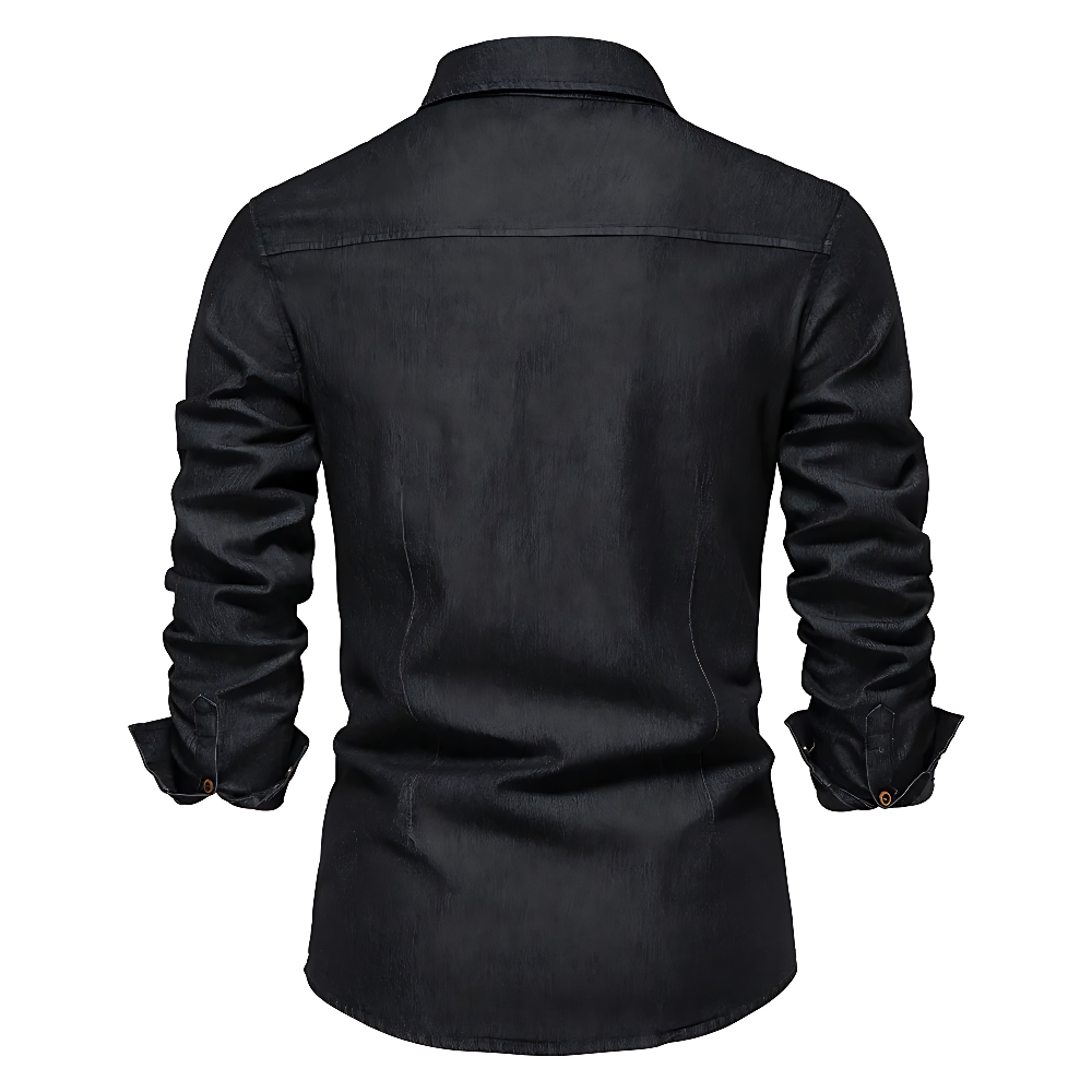 MOREL & LAURENT PARIS | CHEMISE EN DENIM POUR HOMME