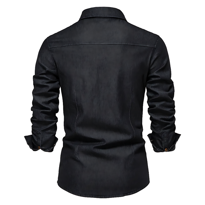 MOREL & LAURENT PARIS | CHEMISE EN DENIM POUR HOMME