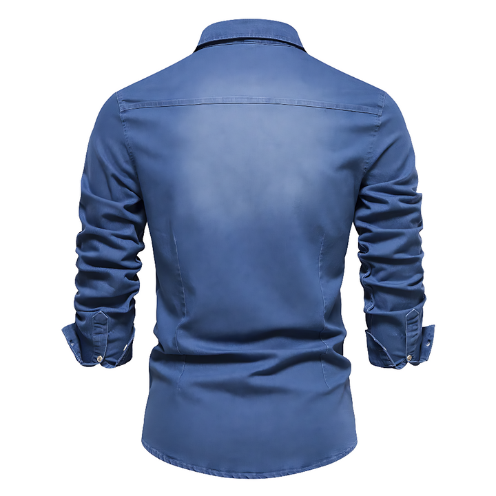 MOREL & LAURENT PARIS | CHEMISE EN DENIM POUR HOMME