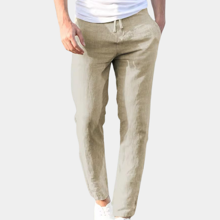 MOREL & LAURENT PARIS | PANTALON LÉGER EN LIN