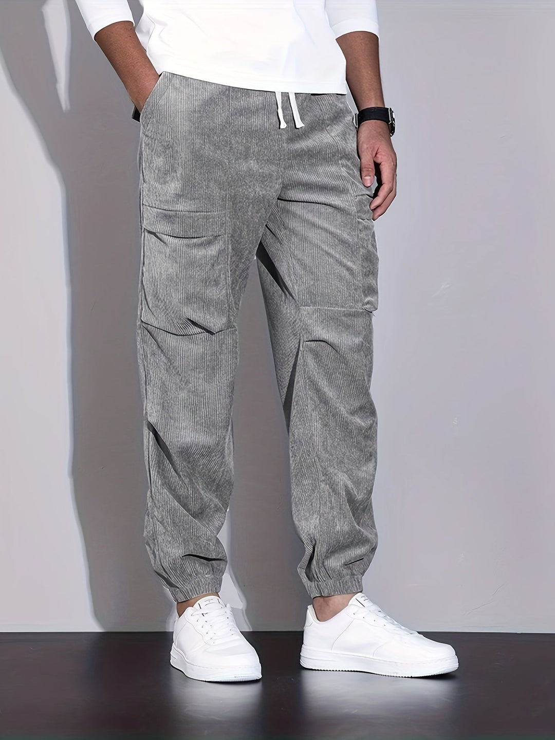 MOREL & LAURENT PARIS | PANTALON CARGO EN CORDUROY