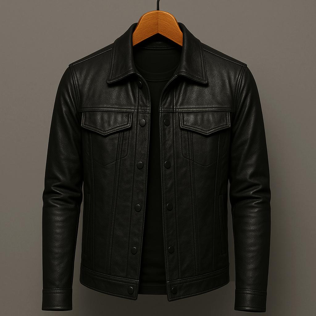 MOREL & LAURENT PARIS | VESTE EN CUIR MODERNE RIDER
