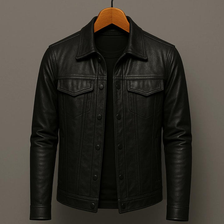 MOREL & LAURENT PARIS | VESTE EN CUIR MODERNE RIDER
