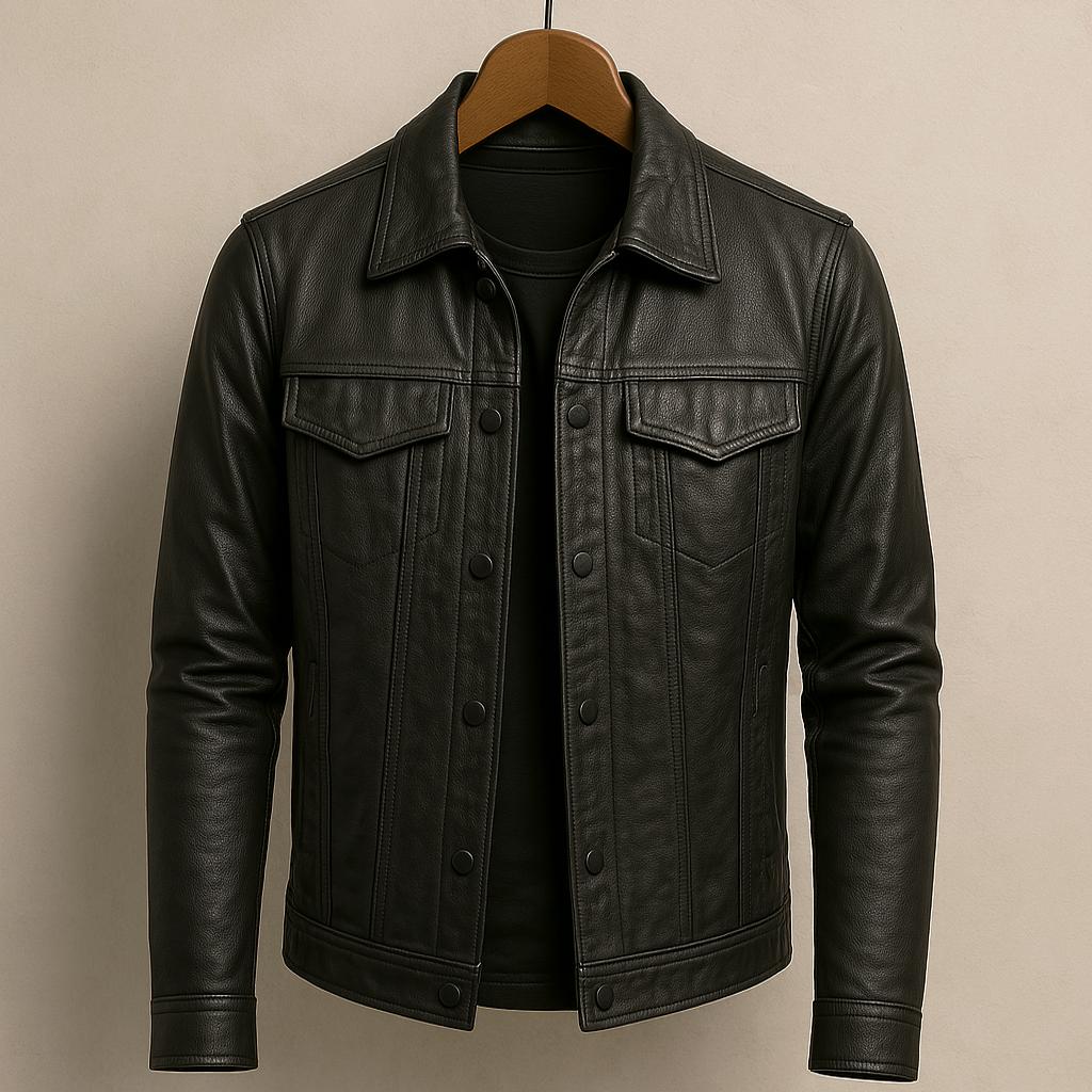 MOREL & LAURENT PARIS | VESTE EN CUIR MODERNE RIDER
