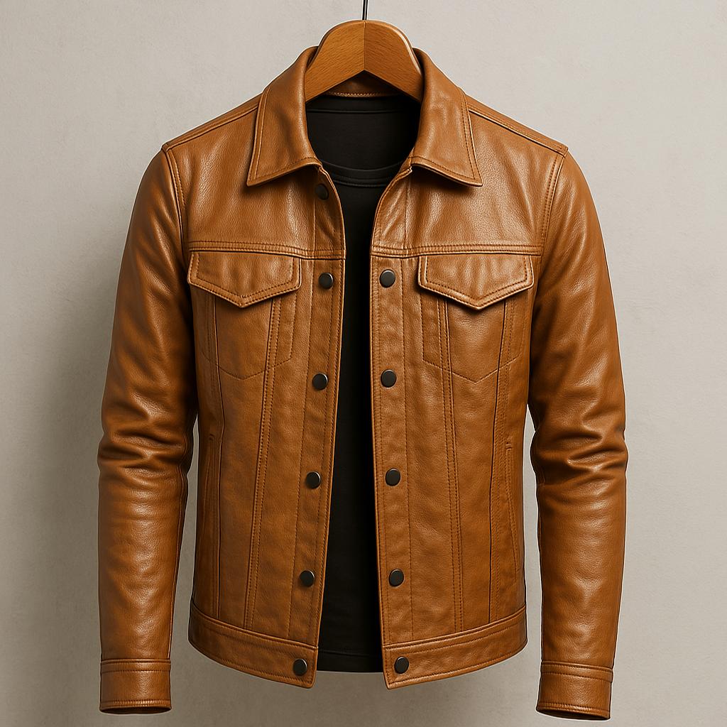 MOREL & LAURENT PARIS | VESTE EN CUIR MODERNE RIDER