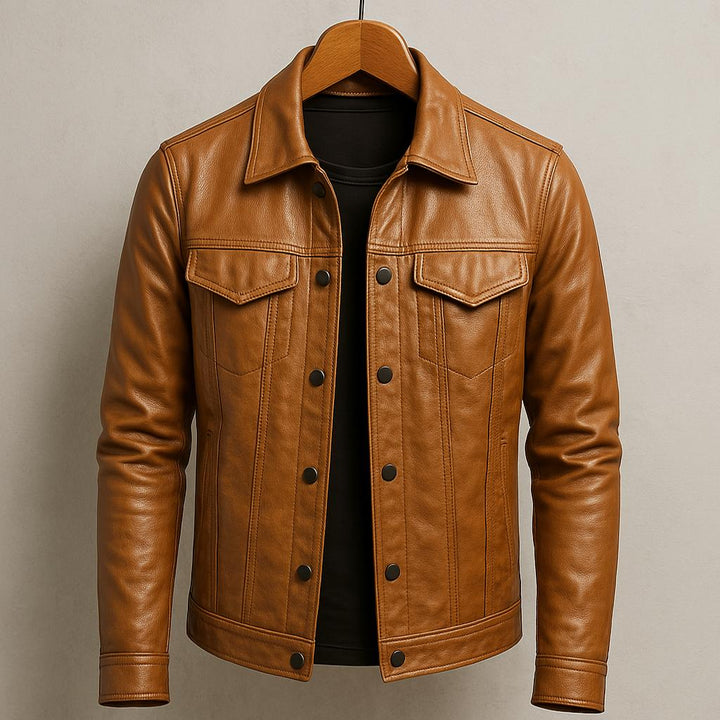 MOREL & LAURENT PARIS | VESTE EN CUIR MODERNE RIDER