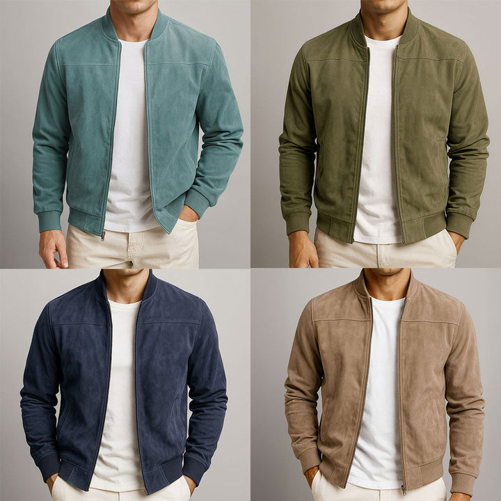 MOREL & LAURENT PARIS | VESTE EN CUIR SUEDE URBAINE