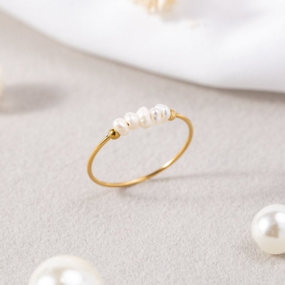 MOREL & LAURENT PARIS | BAGUE CLASSIQUE AVEC PERLE D’EAU DOUCE