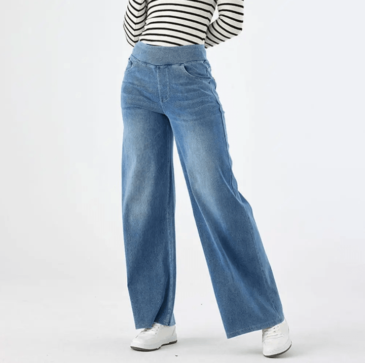 MOREL & LAURENT PARIS | PANTALON CONFORTABLE AVEC TAILLE ÉLASTIQUE