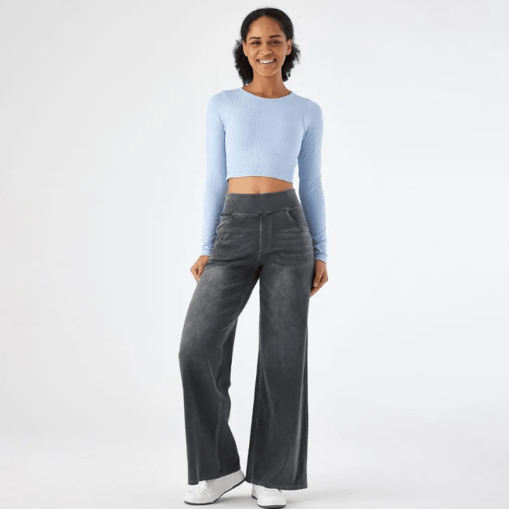 MOREL & LAURENT PARIS | PANTALON CONFORTABLE AVEC TAILLE ÉLASTIQUE